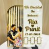 Couple Finger Prints Frame