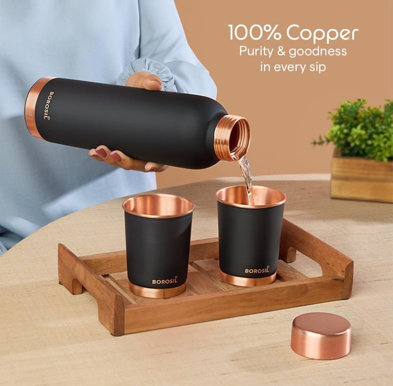 Copper Water Bottle